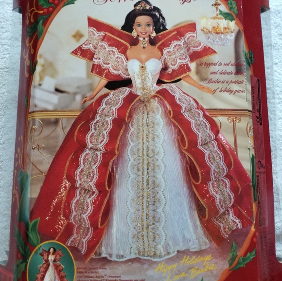 NIB 1997 Happy Holidays Barbie - Picture 8 of 12
